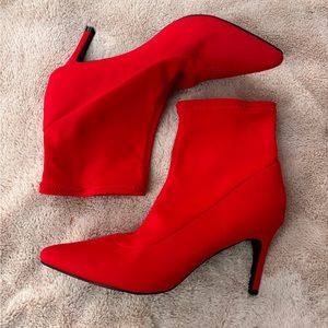 a new day Scarlet Heeled Boots